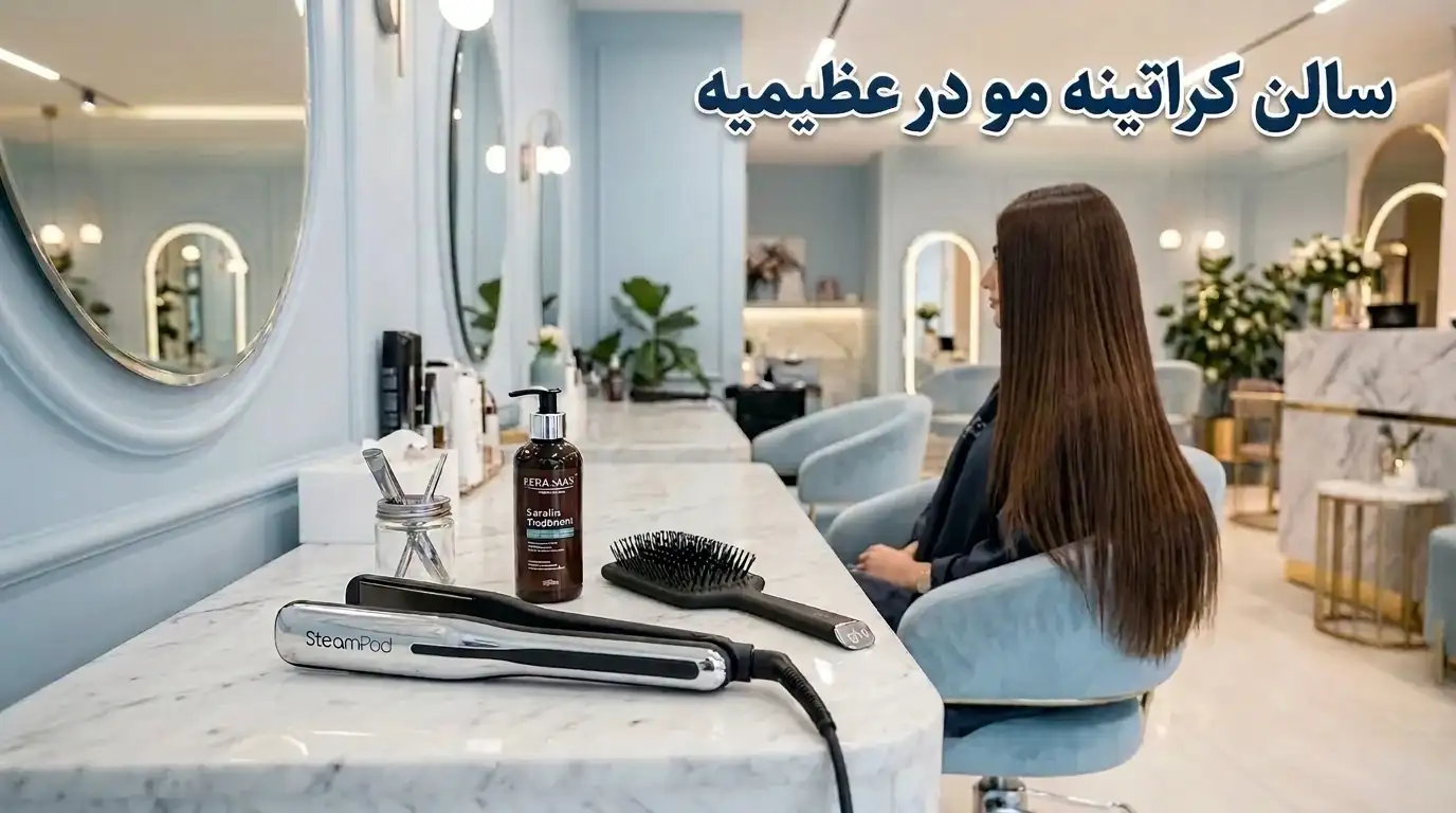 سالن کراتینه مو در عظیمیه