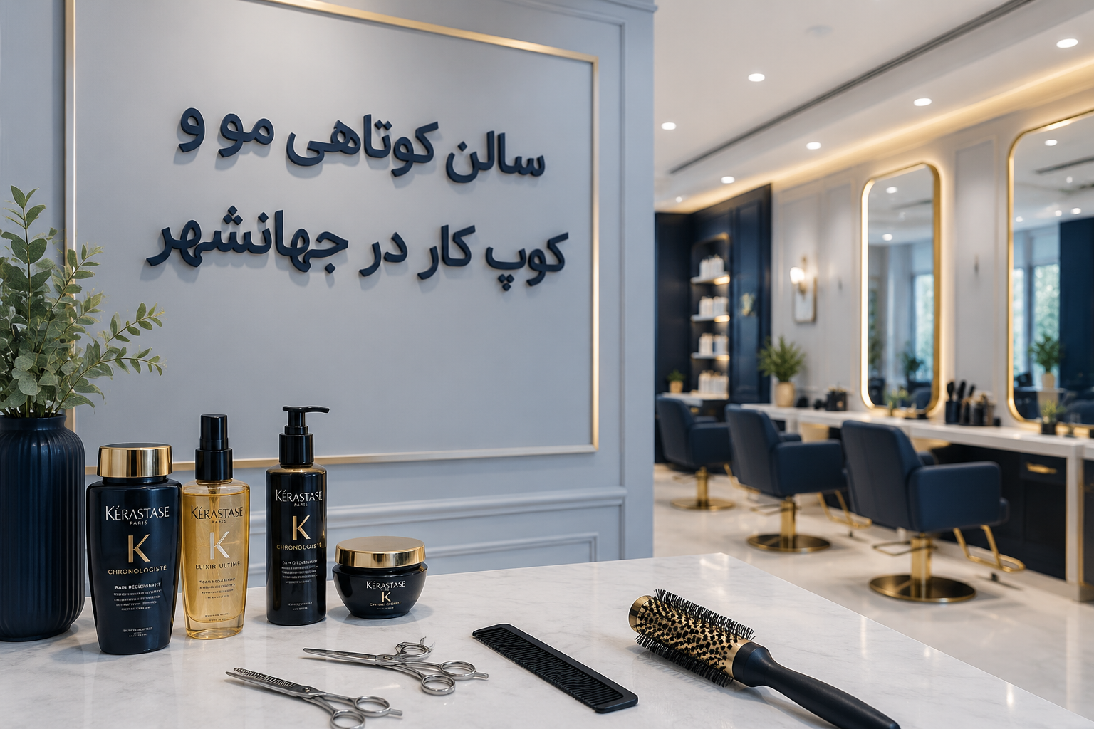 سالن کوتاهی مو و کوپ کار در جهانشهر