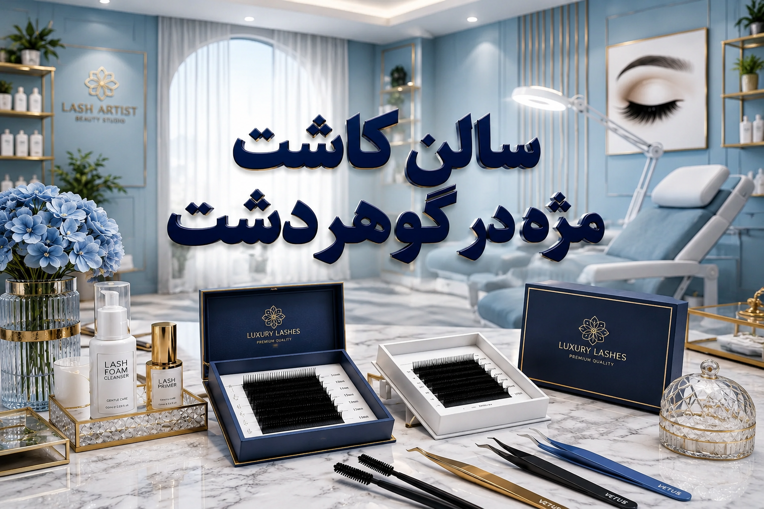 سالن کاشت مژه در گوهردشت